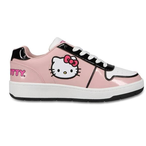 Hello Kitty Women's Pink Sneakers Regular Width - Picture 2 of 5
